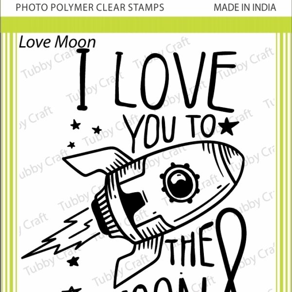 Love Moon - Stamp