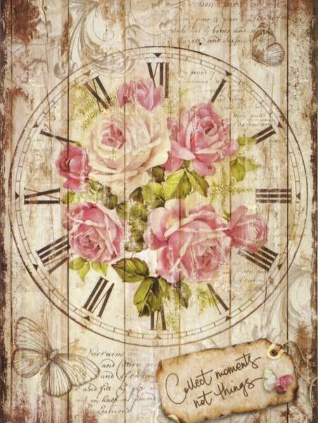 Sweet time clock bouquet - A4
